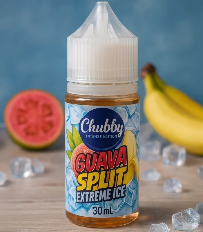 ليكود جوافة موز Chubby Extreme Ice بنكهة استوائية مثلجة