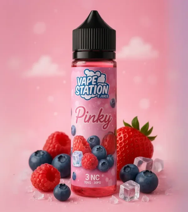 ليكود Vape Station PINKY – فراولة توت 60 مل