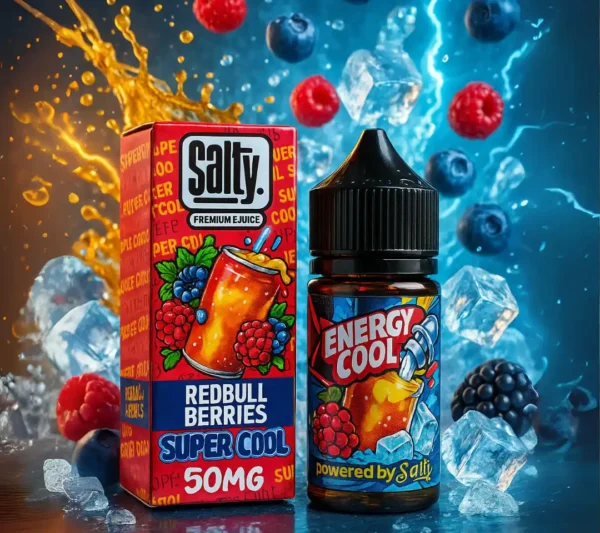 Salty Super Cool Reddbull Berries – نكهة توت مع مشروب طاقة ليكود سولت بتبريد منعش