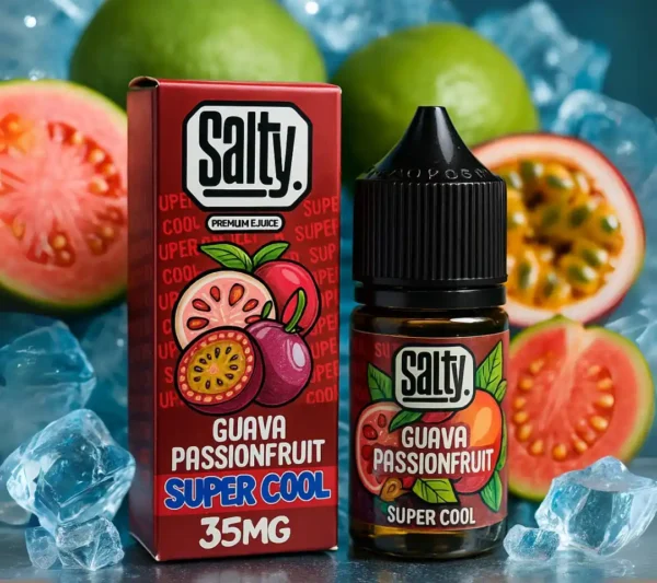 Salty Super Cool Guava Passion Fruit – ليكود فيب سولت بطعم جوافة وباشن فروت سوبر كول