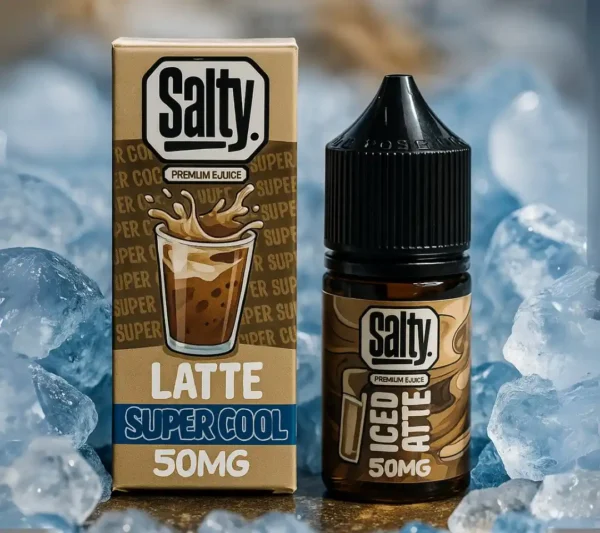 Salty Super Cool Latte – نكهة قهوة لاتيه كريمية بتبريد منعش سولت نيكوتين