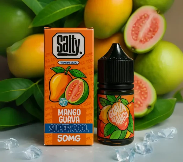Salty Super Cool Mango Guava – نكهة مانجو وجوافة استوائية ليكود سولت بتبريد منعش