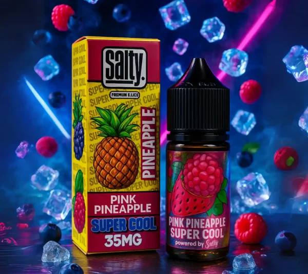 Salty Super Cool Pink Pineapple – نكهة أناناس توت ليكود سولت بتبريد سوبر كول