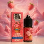 Salty Super Cool Straw Ice Cream – نكهة آيس كريم فراولة سولت بطعم كريمي ومنعش