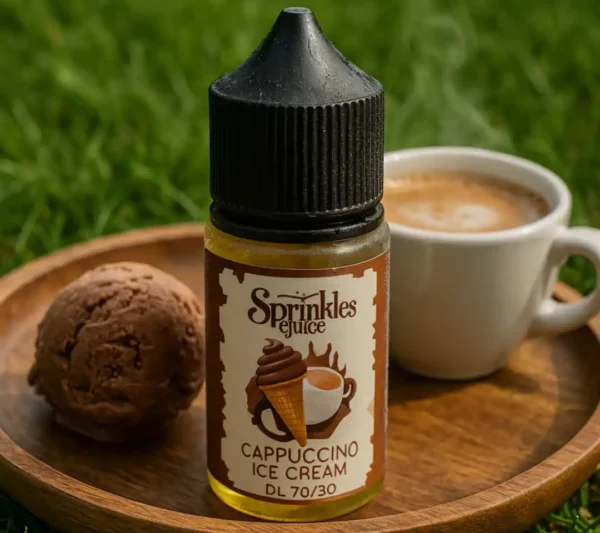 Sprinkles Cappuccino Ice Cream – نكهة كابتشينو مع آيس كريم وتبريد خفيف