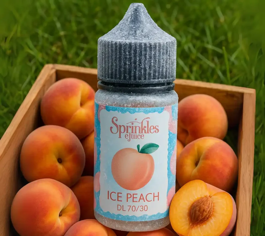 Sprinkles Ice Peach – نكهة خوخ باردة ومنعشة بنعومة نيكوتين سولت
