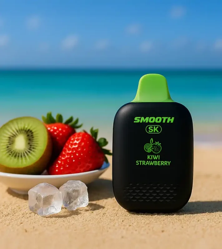 ديسبوسيبل Smooth 5K Kiwi Strawberry مع 5000 نفس بطعم كيوي وفراولة