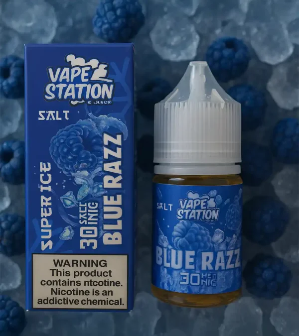 ليكويد Vape Station Super Cool بطعم بلو رازبيري