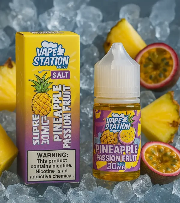 ليكويد Vape Station Super Cool بطعم أناناس وباشن فروت