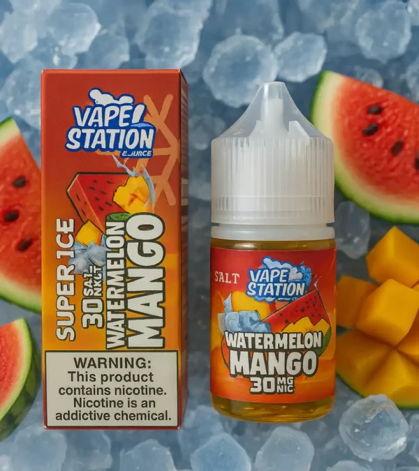 ليكويد Vape Station Super Cool بطعم بطيخ ومانجو