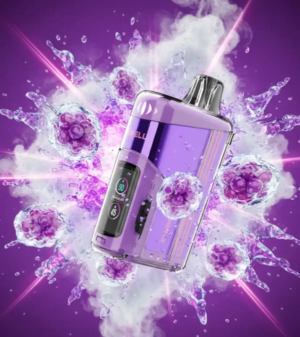 انفاس عنب 18000 بطعم عنب سكّري واضح من Uwell