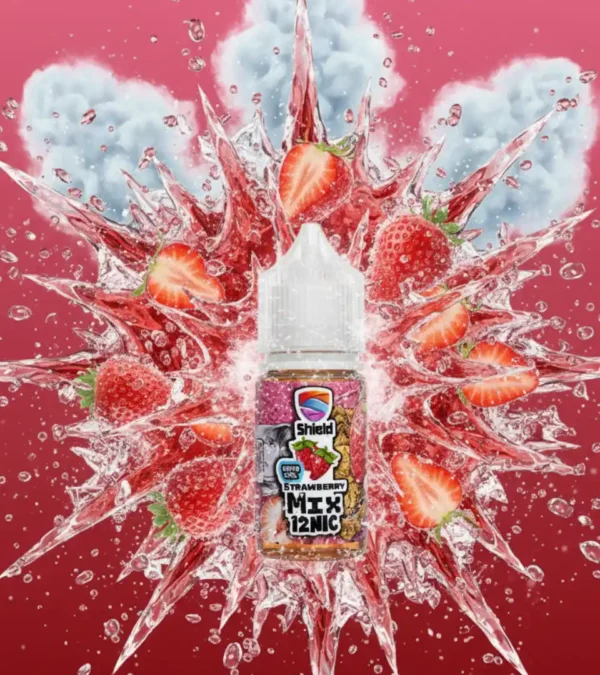 ليكود Shild Strawberry Mix Super Cool فراولة ميكس سوبر كول نيكوتين 9 و12 – طعم فريش