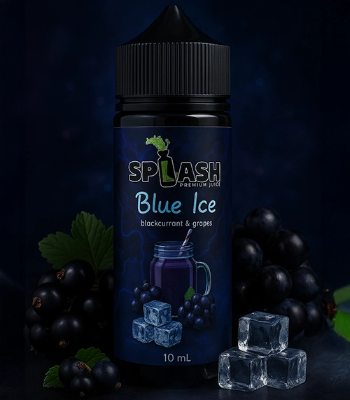 Splash Blue Ice 100ml– ليكود عنب توت آيس Splash