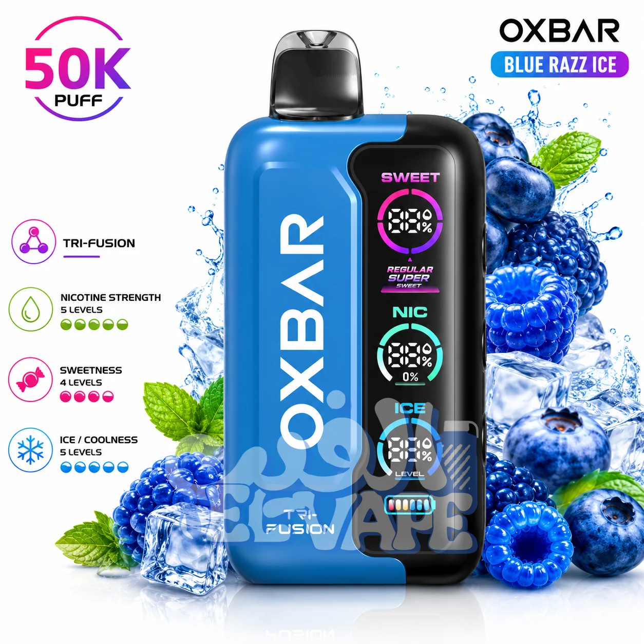 ChatGPT Image Jul 10, 2026, 10_41_03 PM OXBAR 50K blue razz - انفاس 50 الف توت ازرق - Image 1