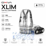 كارتدج اكس ليم توب فيل 0.6 اوم - OXVA Xlim Top Fill Cartridge سعة 3 مل وقدرة 20-25 وات.