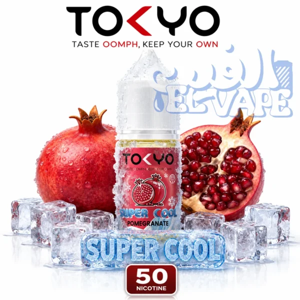 سولت نك توكيو سوبر كول رمان 50 ملجم - Tokyo Super Cool Pomegranate 50mg.
